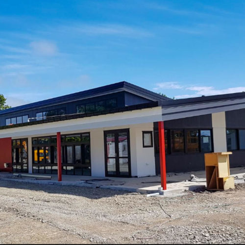 Commercial exterior painting at Bishopdale School in Christchurch