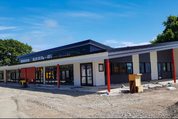 Commercial exterior painting at Bishopdale School in Christchurch