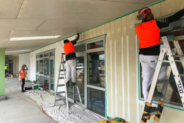 Parkview School commercial interior & exterior paint job by MJS Painters